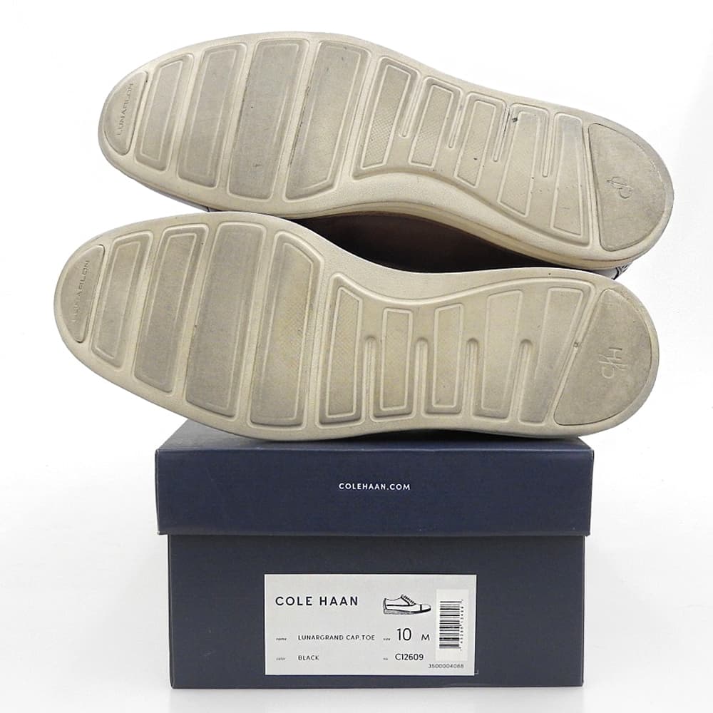 COLE HAAN Lunargrand Leather Sneakers Brown Size 9.5(US)