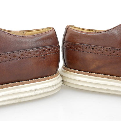 COLE HAAN Lunargrand Leather Sneakers Brown Size 9.5(US)
