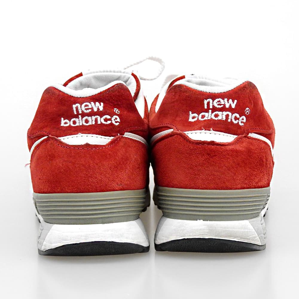 NEW BALANCE M576RGS UK Suede Sneakers Red Size 10D(US)