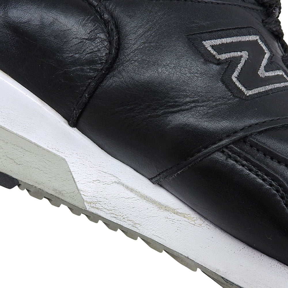 NEW BALANCE M1500BK UK Leather Sneakers Black Size 10