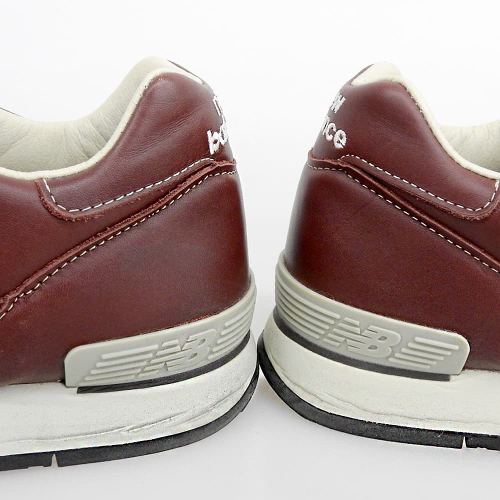 NEW BALANCE M670BRN UK Leather Sneakers Brown Size 10