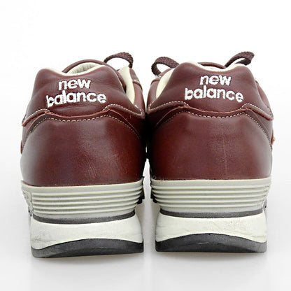 NEW BALANCE M670BRN UK Leather Sneakers Brown Size 10