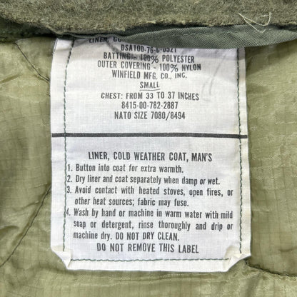 MILITARY 1967 M-65 Field Jacket Full Khaki Green Size S-L