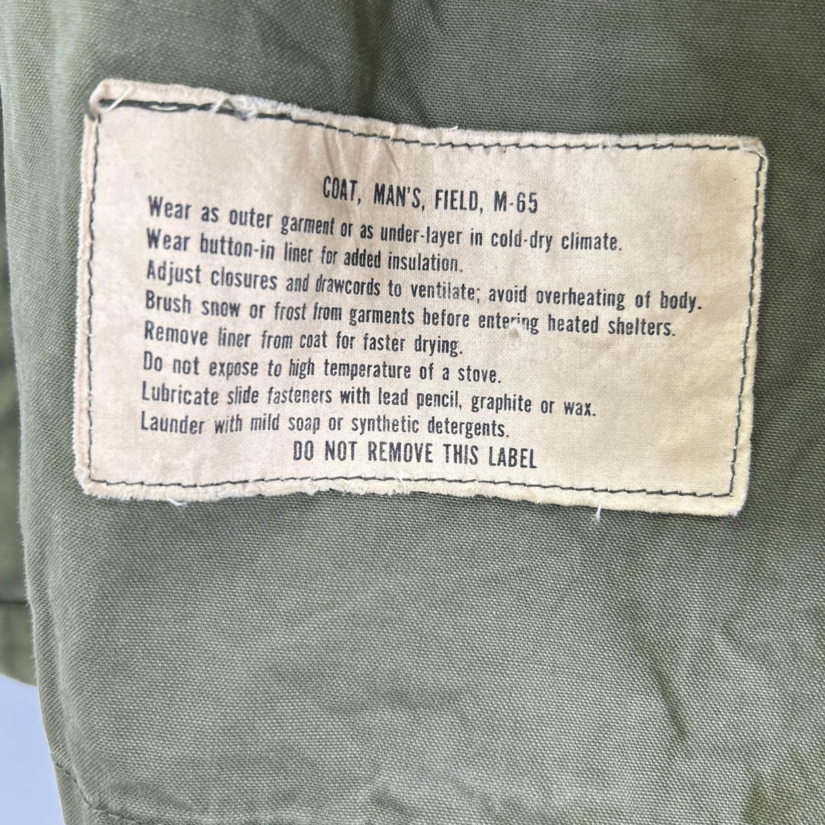 MILITARY 1967 M-65 Field Jacket Full Khaki Green Size S-L