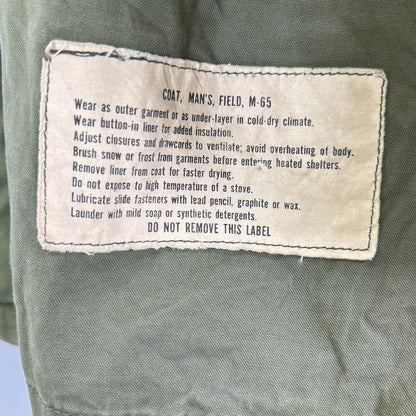 MILITARY 1967 M-65 Field Jacket Full Khaki Green Size S-L