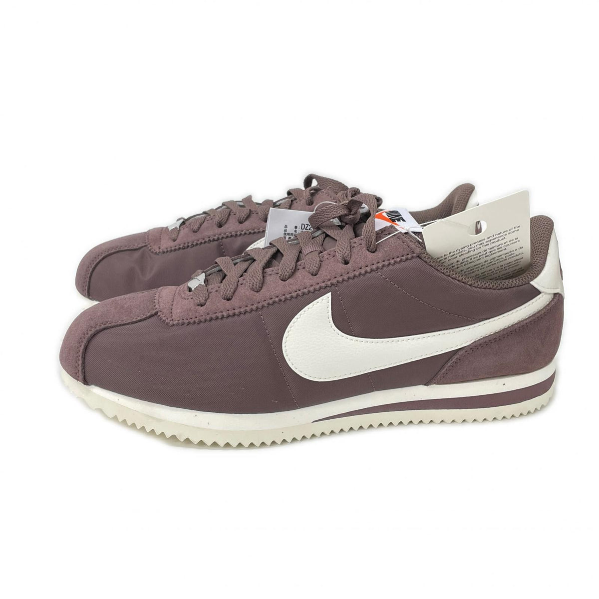 NIKE DZ2795-502 Cortez Nylon Sneakers Black Size 10.5