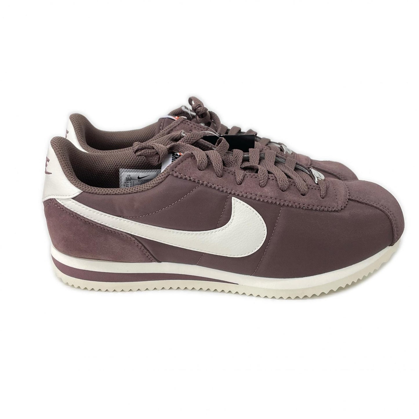 NIKE DZ2795-502 Cortez Nylon Sneakers Black Size 10.5