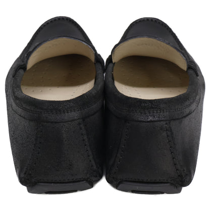 DOLCE&GABBANA CA5601 Leather Driving Shoes Black Sneakers Size 7
