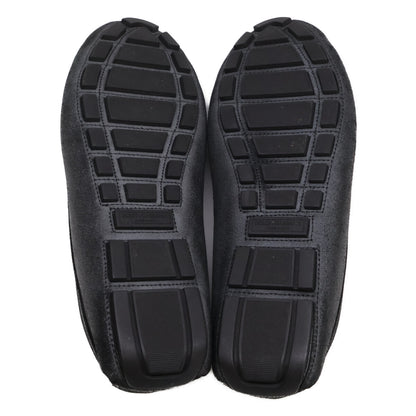 DOLCE&GABBANA CA5601 Leather Driving Shoes Black Sneakers Size 7
