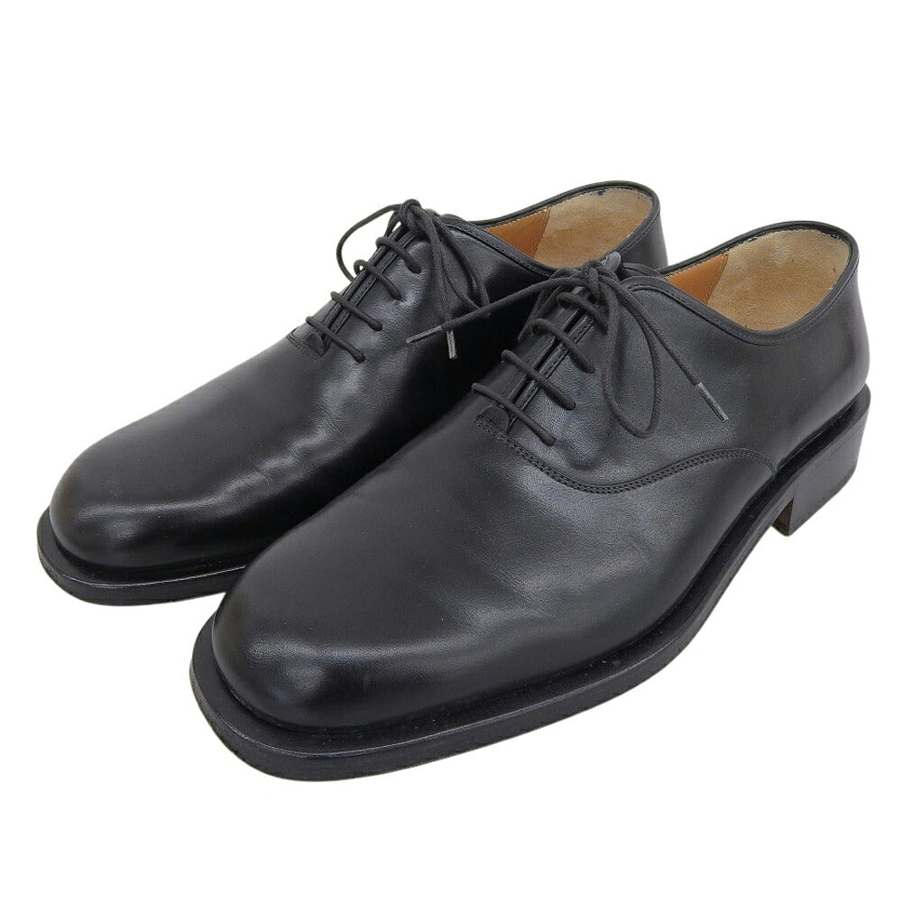 SalvatoreFerragamo MARZO Leather Shoes Black Sneakers Size 7