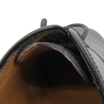 SalvatoreFerragamo MARZO Leather Shoes Black Sneakers Size 7