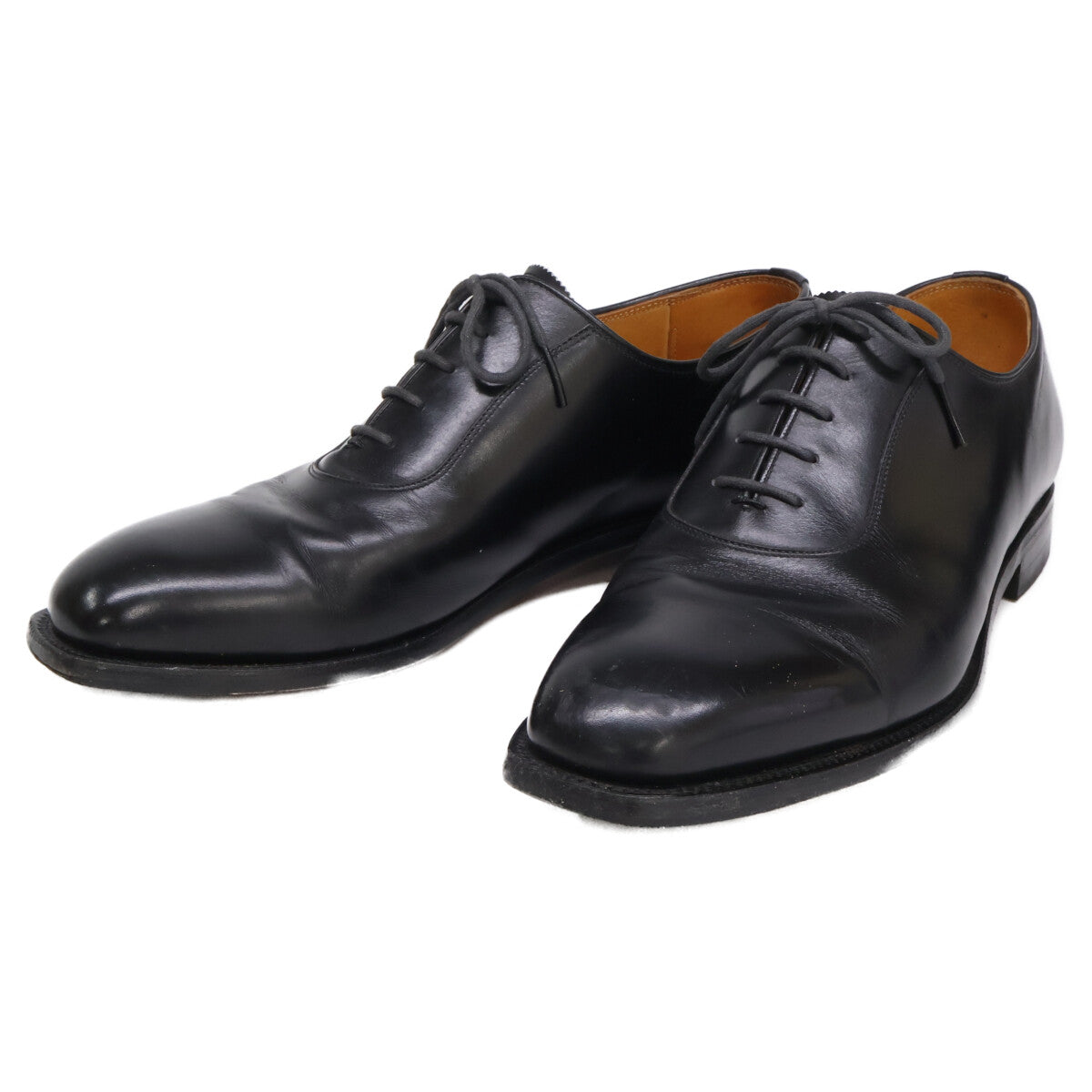 SCOTCH GRAIN 284 Plain Toe Oxford Shoes Black Sneakers Size 25EEE