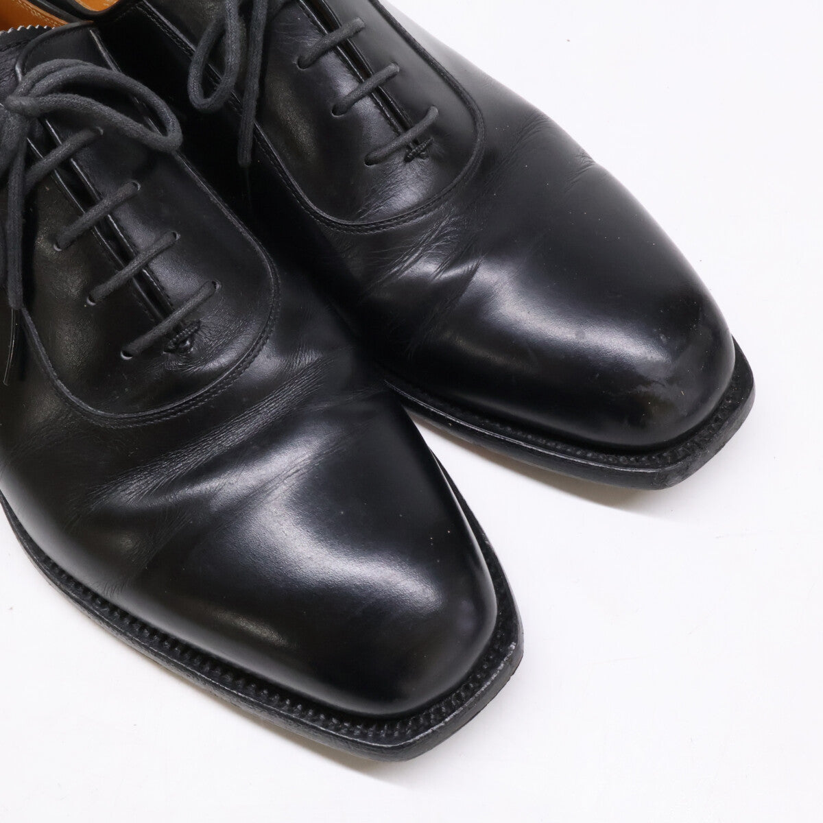 SCOTCH GRAIN 284 Plain Toe Oxford Shoes Black Sneakers Size 25EEE