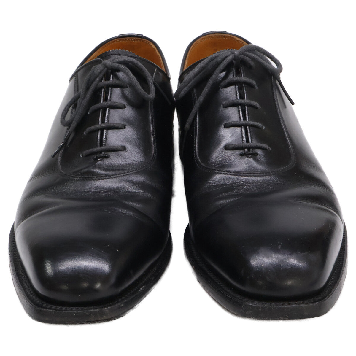 SCOTCH GRAIN 284 Plain Toe Oxford Shoes Black Sneakers Size 25EEE
