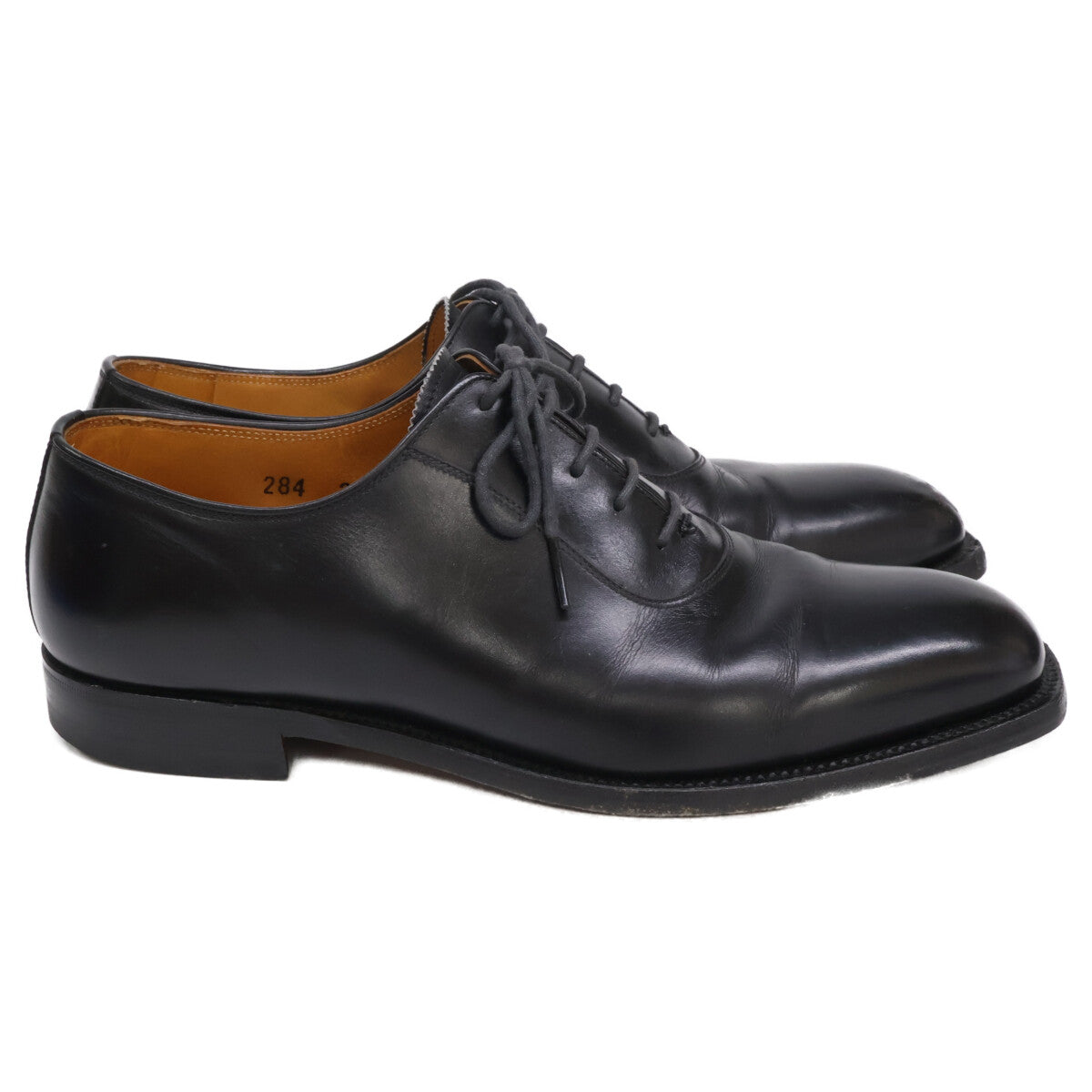 SCOTCH GRAIN 284 Plain Toe Oxford Shoes Black Sneakers Size 25EEE