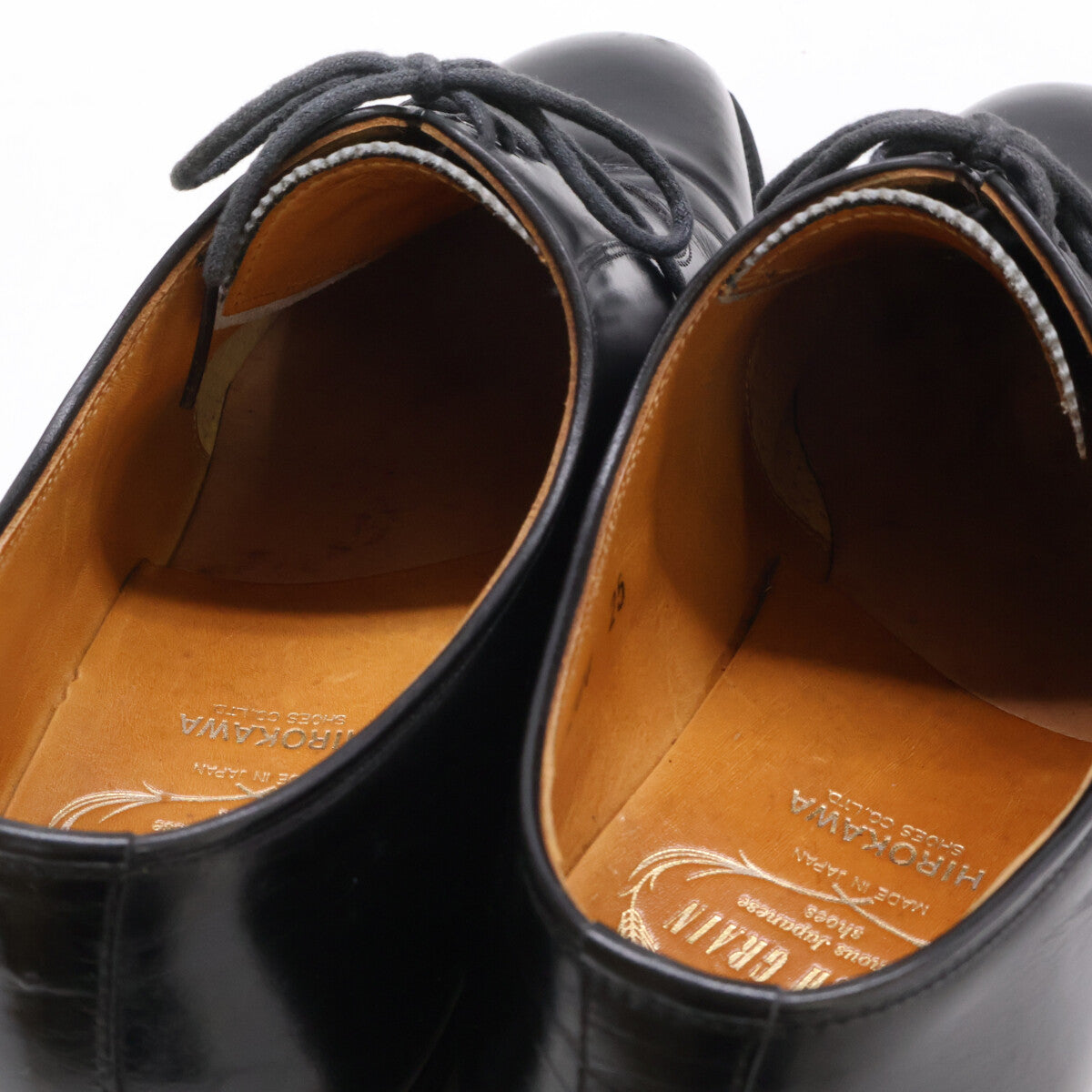 SCOTCH GRAIN 284 Plain Toe Oxford Shoes Black Sneakers Size 25EEE