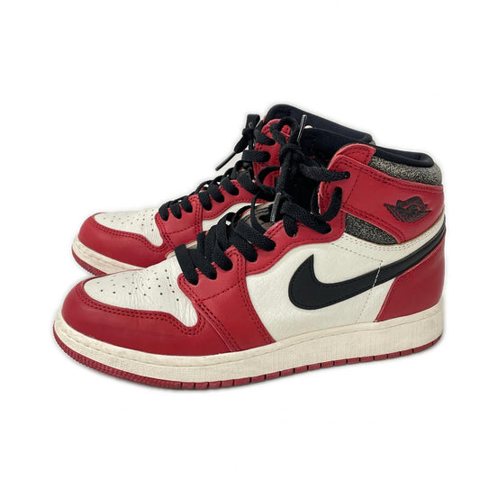 NIKE FD1437-612 Air Jordan 1 Hi-Top Sneakers Size 24.5