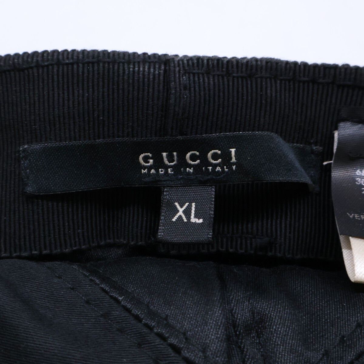 GUCCI 102668 GG Jacquard Casquette Hat Dark Brown Size XL