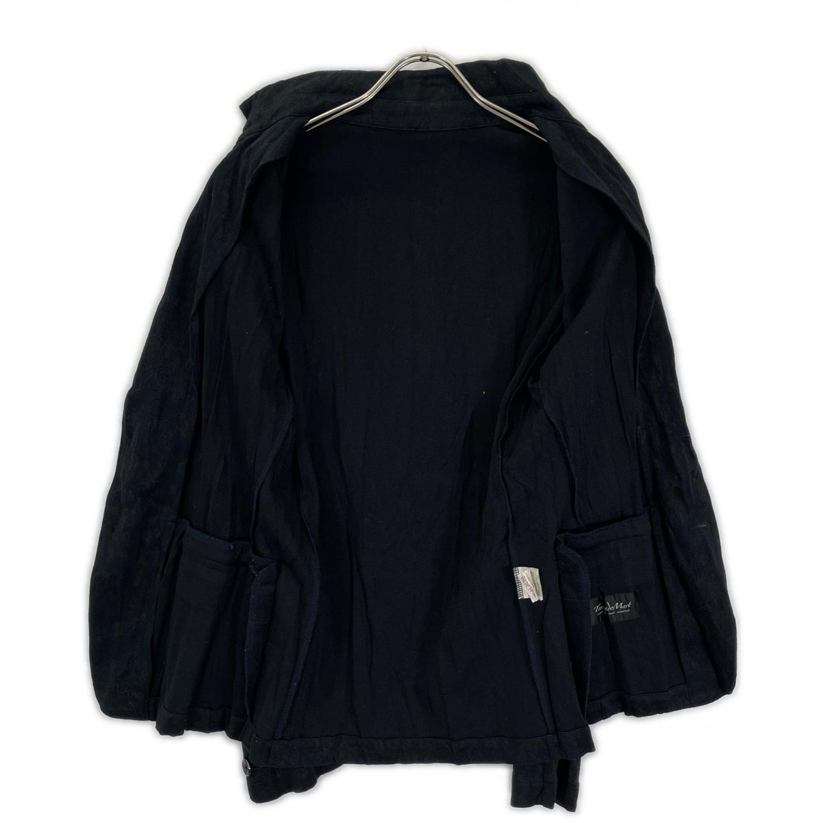 TORNADO MART Black Poly Cotton Jacket Size L