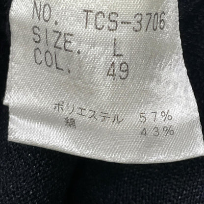 TORNADO MART Black Poly Cotton Jacket Size L
