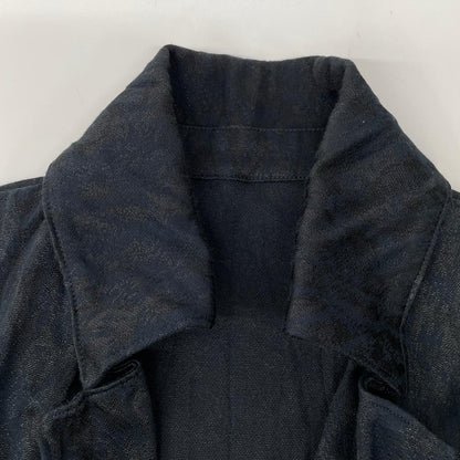 TORNADO MART Black Poly Cotton Jacket Size L