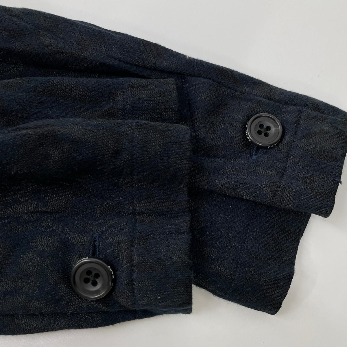 TORNADO MART Black Poly Cotton Jacket Size L