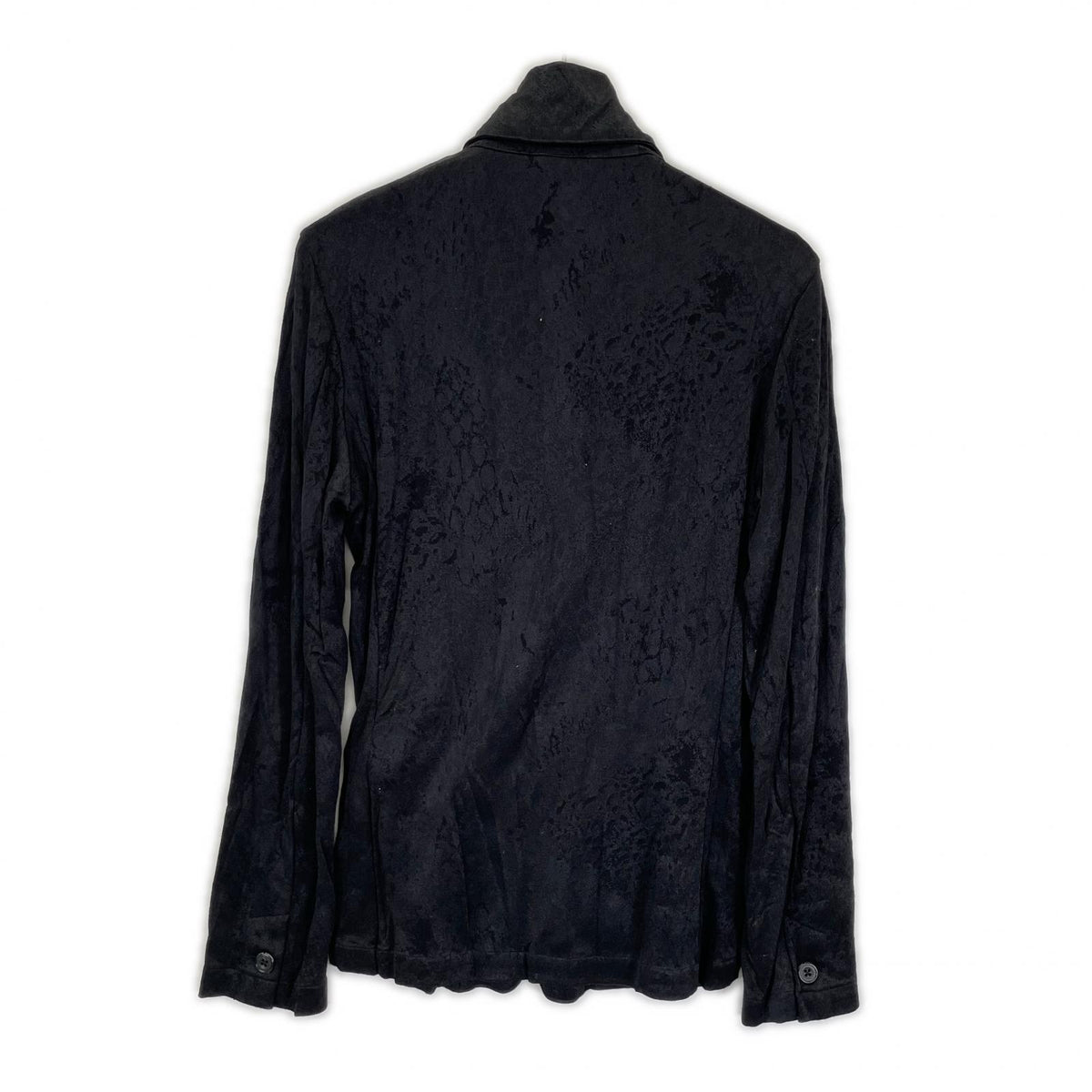 TORNADO MART Black Poly Cotton Jacket Size L