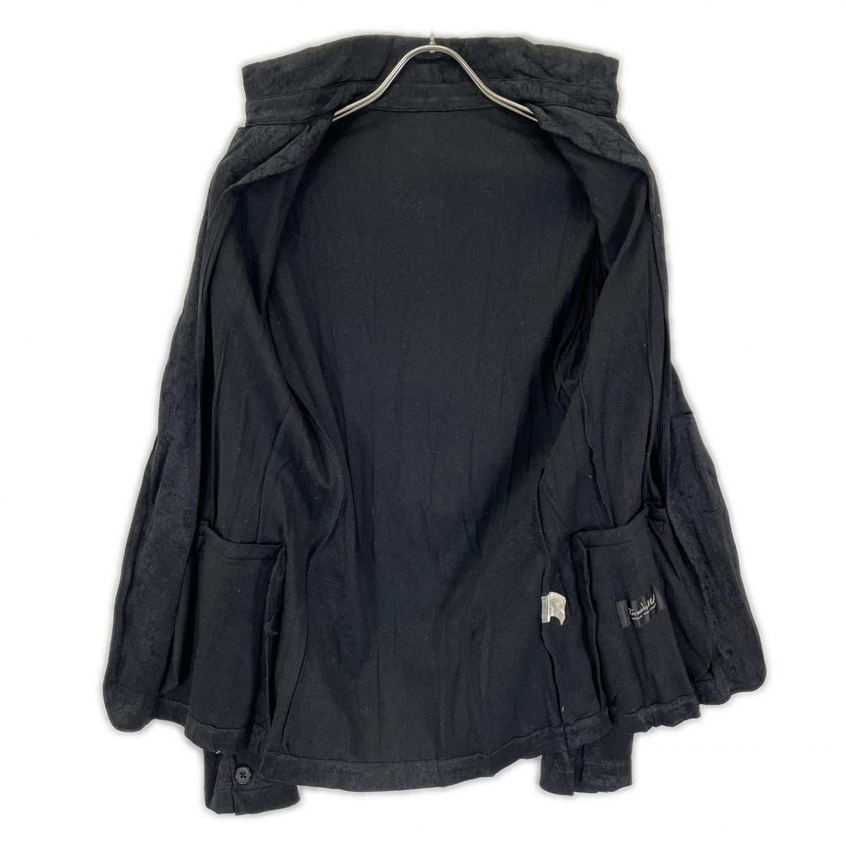 TORNADO MART Black Poly Cotton Jacket Size L