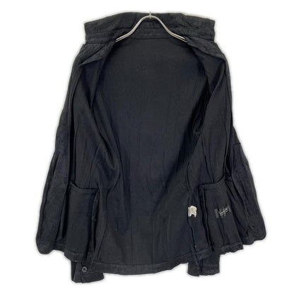 TORNADO MART Black Poly Cotton Jacket Size L