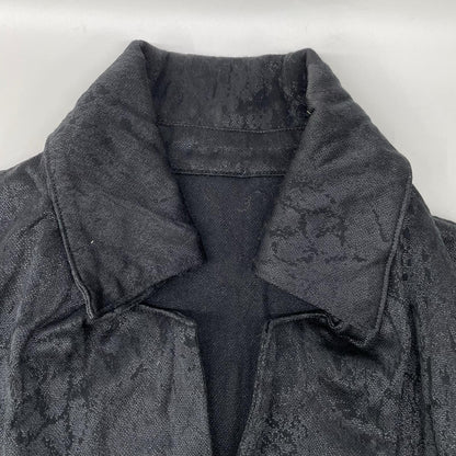 TORNADO MART Black Poly Cotton Jacket Size L