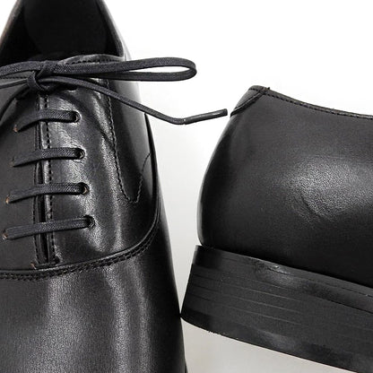 ORIGIO ORG-006 Cap Toe Leather Shoes Black Size 26