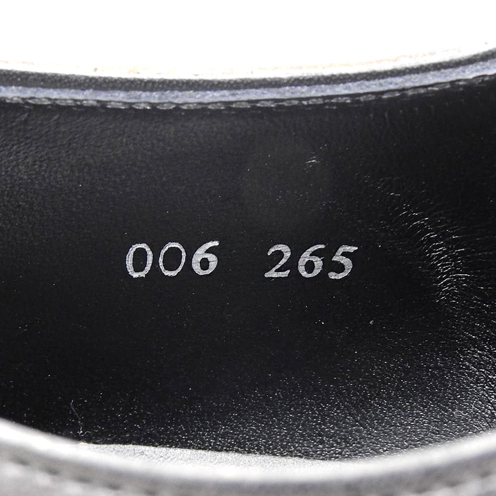 ORIGIO ORG-006 Cap Toe Leather Shoes Black Size 26.5