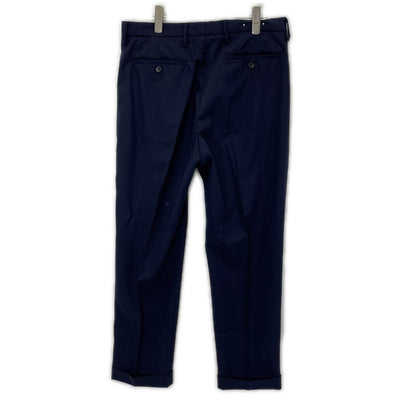 MINEDENIM Wool One-Tuck Slacks Navy Jeans Size 50