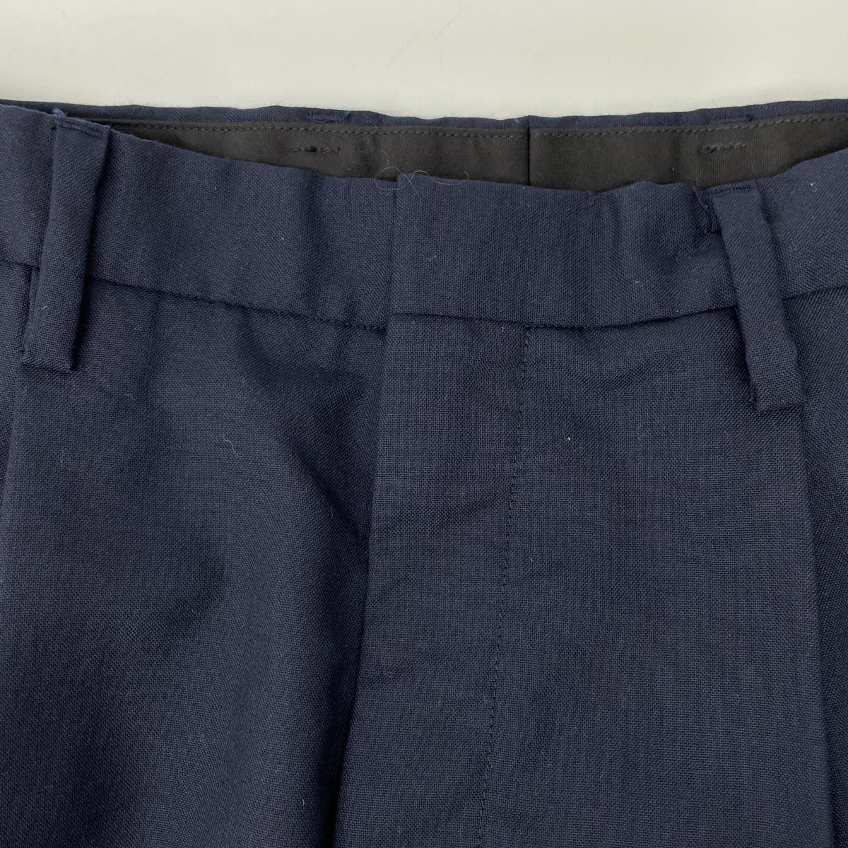 MINEDENIM Wool One-Tuck Slacks Navy Jeans Size 50