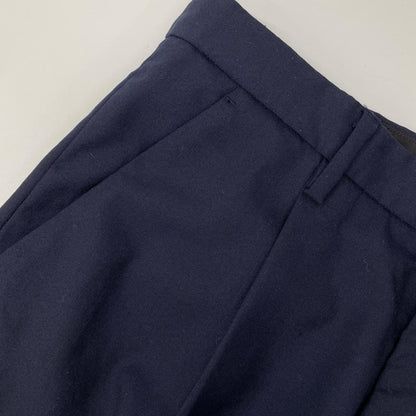 MINEDENIM Wool One-Tuck Slacks Navy Jeans Size 50