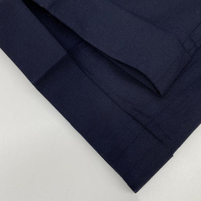 MINEDENIM Wool One-Tuck Slacks Navy Jeans Size 50
