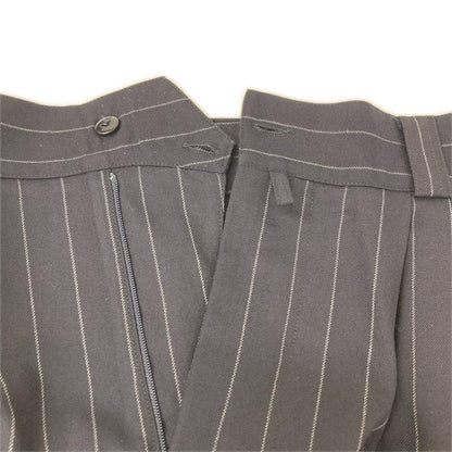 GIANNIVERSACE Navy Stripe Wool Suit Jacket Size 52