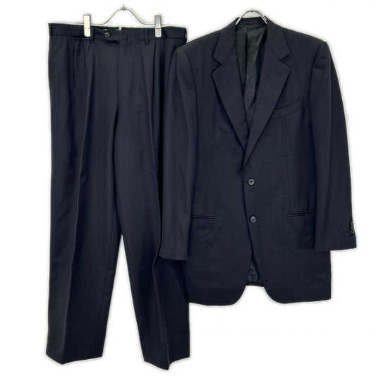 Ermenegildo Zegna Couture Stripe Wool Jacket Black Size 52L