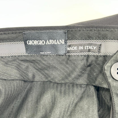 GIORGIOARMANI Black Wool Pants