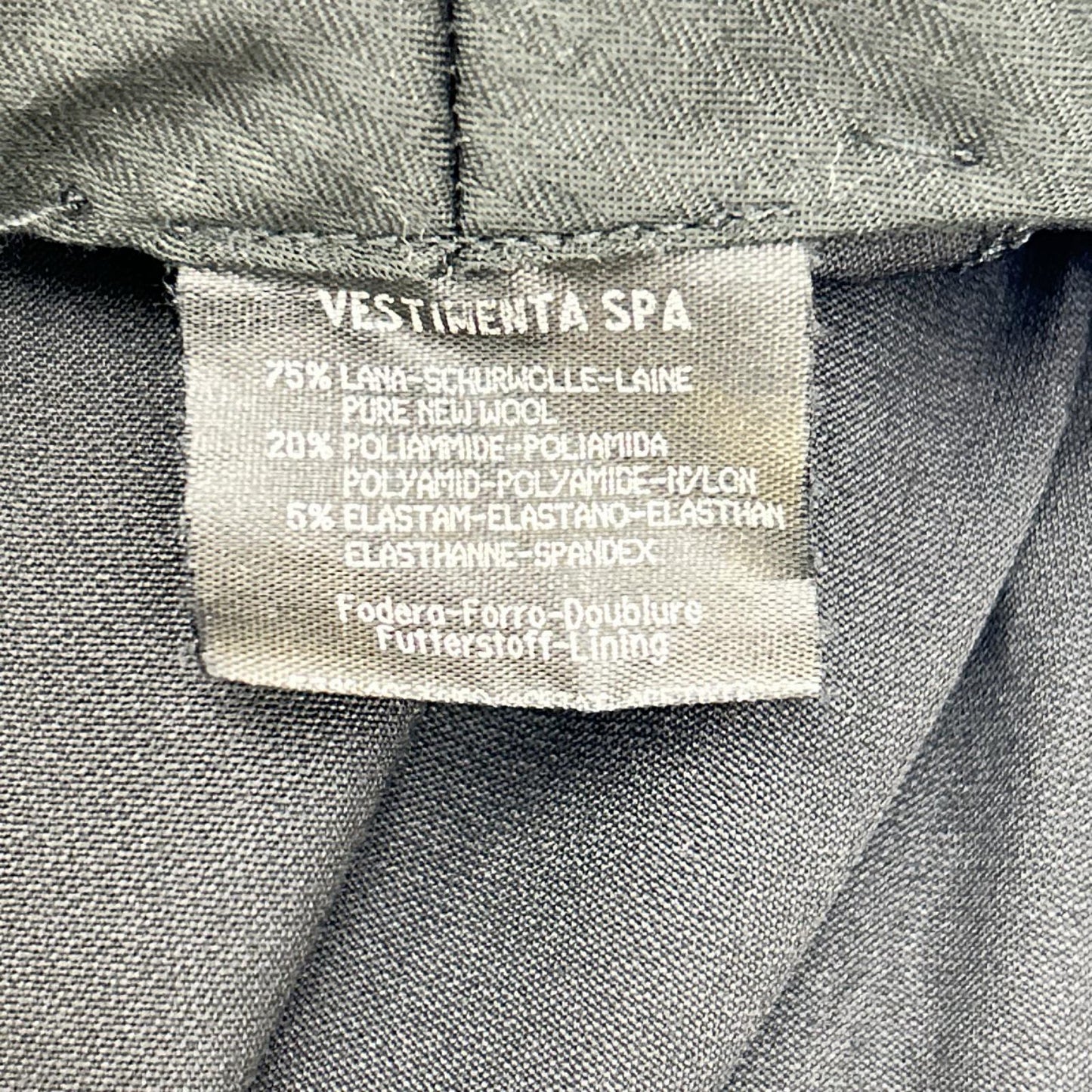GIORGIOARMANI Black Wool Pants