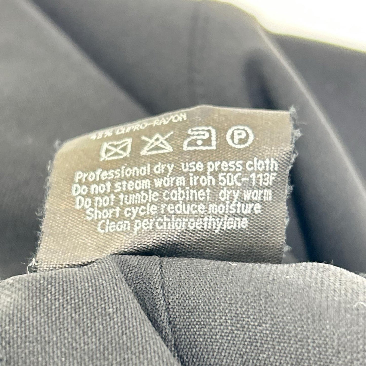 GIORGIOARMANI Black Wool Pants