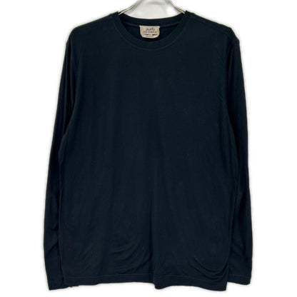 HERMES Gaultier Era Long Sleeve T-Shirt Black Size XL