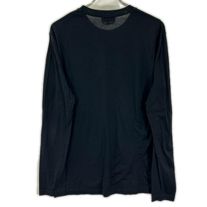 HERMES Gaultier Era Long Sleeve T-Shirt Black Size XL