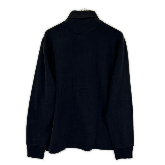 TOM FORD Black Cotton Long Sleeve Polo