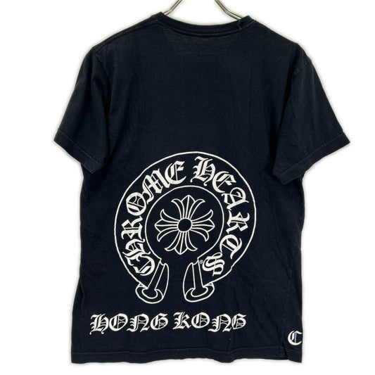 Chrome hearts Black Horseshoe Print Pocket T-Shirt Size M