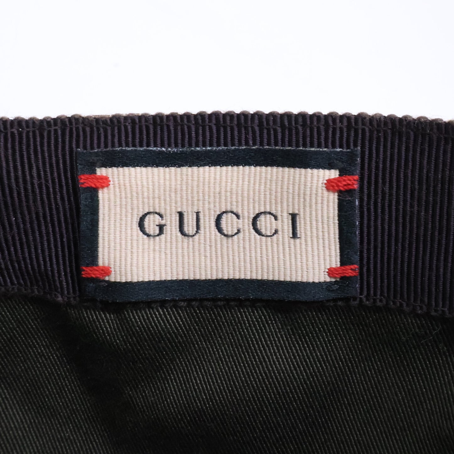 GUCCI GG Canvas Web Baseball Cap Beige Size M 58CM