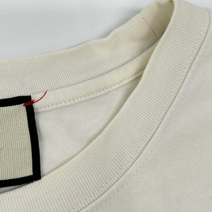 GUCCI 20AW Disc Print Oversized Tee White Size XS