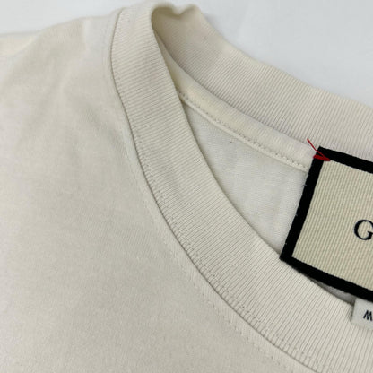 GUCCI 20AW Disc Print Oversized Tee White Size XS
