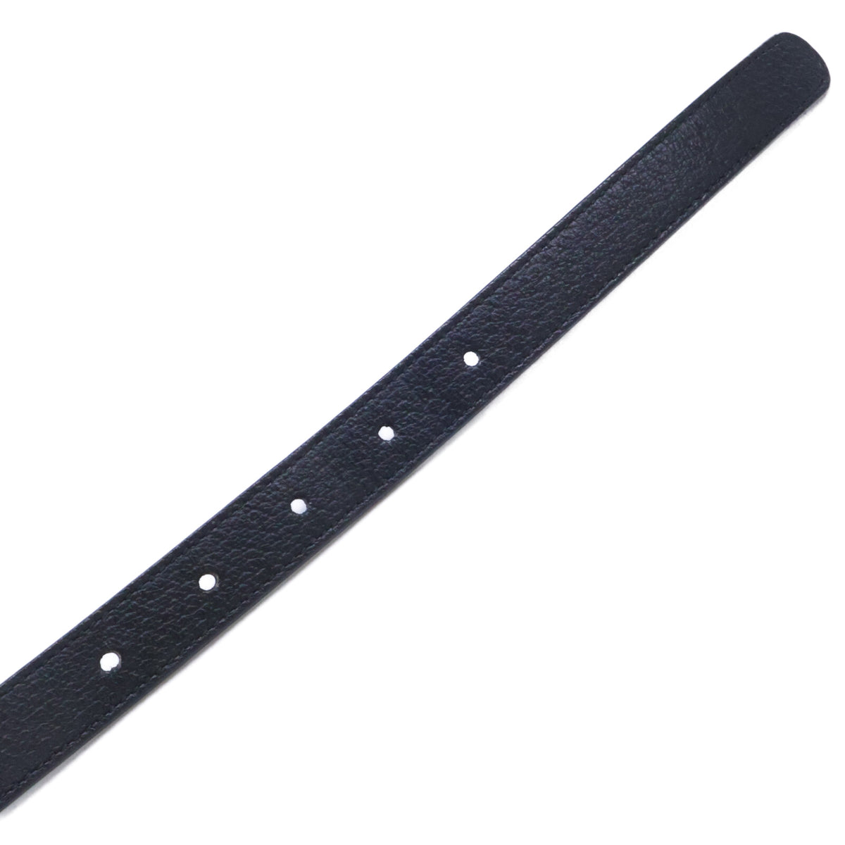 GUCCI 572227 GG Buckle Leather Belt Black Size ONE SIZE