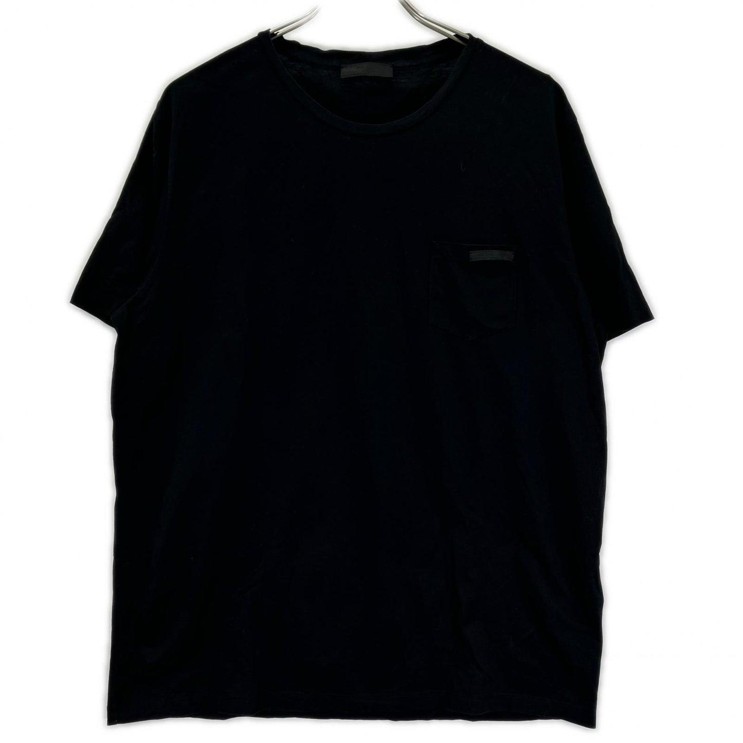 PRADA Logo Patch Pocket T-Shirt Black Size XXL